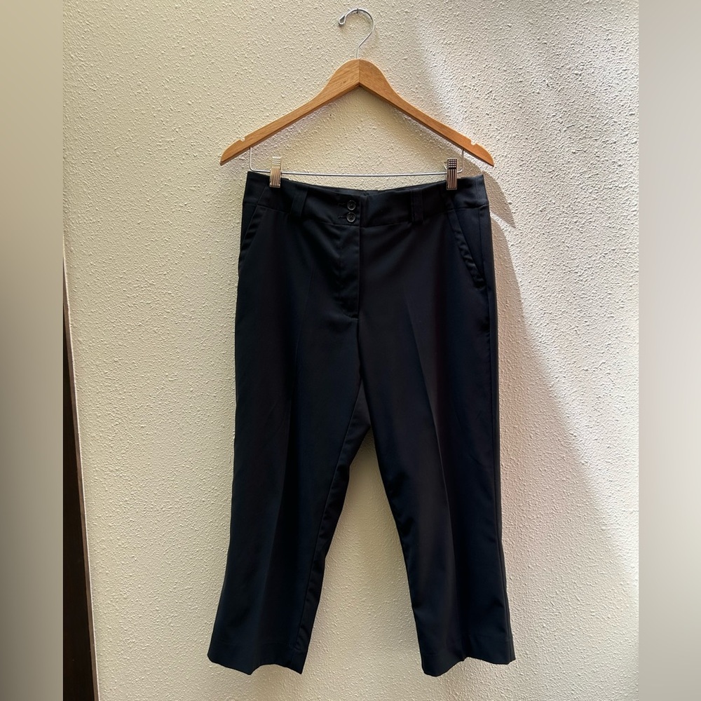 Nike Golf Dri-Fit Black Capri Pants 6 Petite